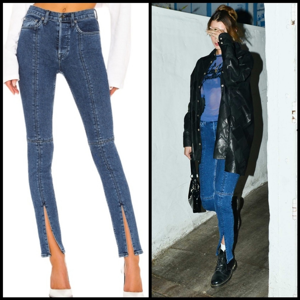 NWT Cotton Citizen The Skinny Vickie Jean in Fountain ASO Bella Hadid